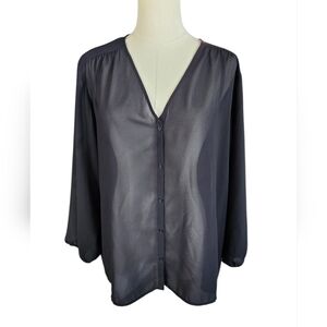 NWOT H&M Black Blouse